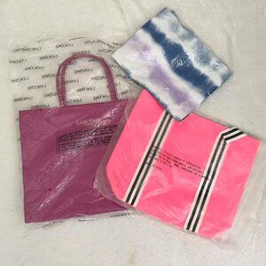 Lancome shopping tote bag set 3 pieces